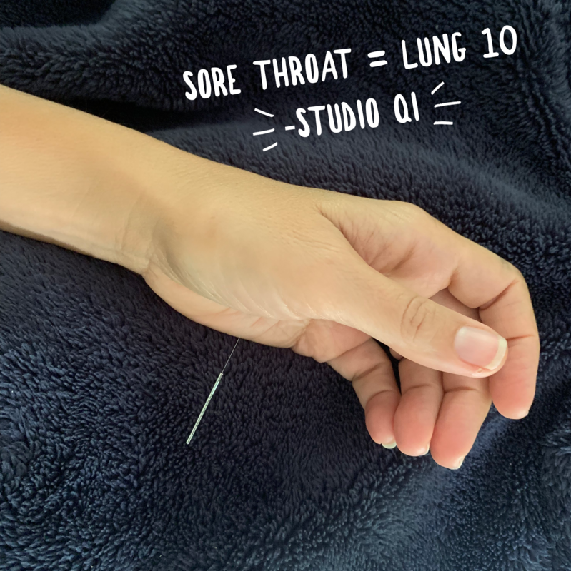 Sore Throat = Lung 10 Sore Throat = Lung 10